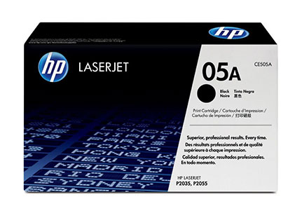 HP 05A Black Original LaserJet Toner Cartridge 05A کارتریج لیزری اچ پی با